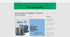 Desktop Screenshot of davidgiampiccolo.com