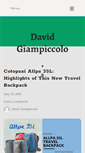 Mobile Screenshot of davidgiampiccolo.com