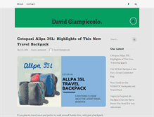 Tablet Screenshot of davidgiampiccolo.com